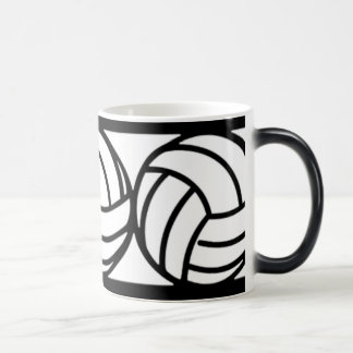 Black and White Volleyball Coffee Mug