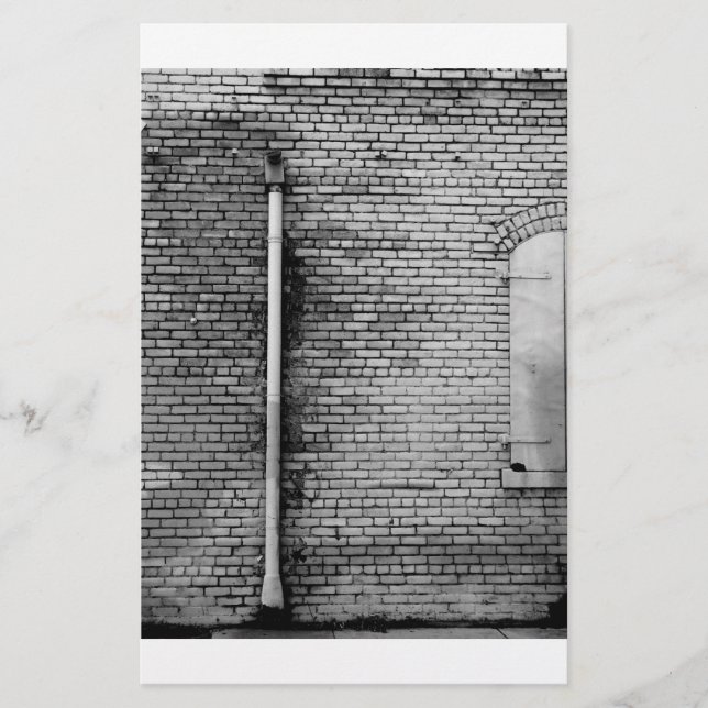 Black and White Wall Stationery (Front)