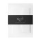 Black and White Wedding Elegant Monogram