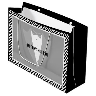 Black and white Wedding Gift Bag