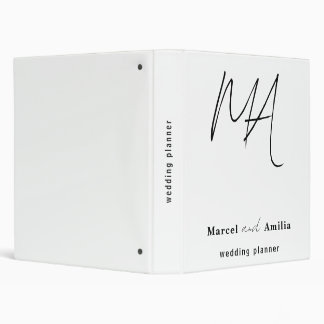 Black And White Wedding Gifts  Binder
