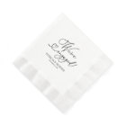 Black And White We're Engaged Engagement Party