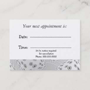 Black and White Wheels Medical Appointment