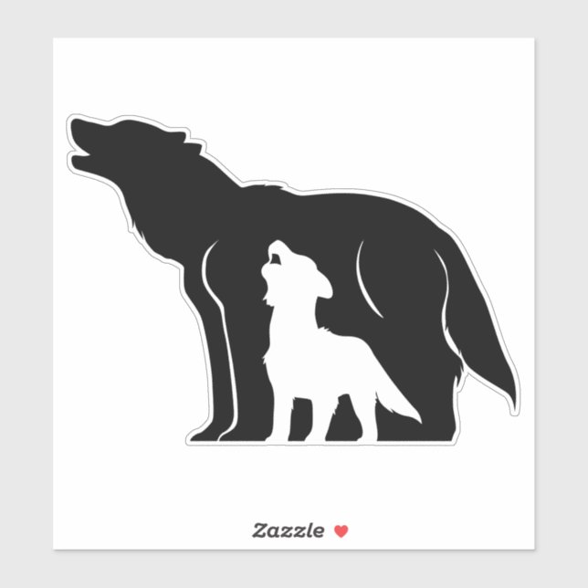 Black and White Wolves (Sheet)