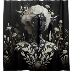Black and White Woman