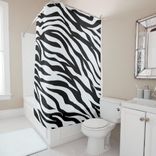 Black and White Zebra Animal Print Pattern