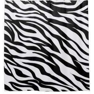 Black and White Zebra Animal Print Pattern