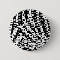 Black and White Zebra Binary Code