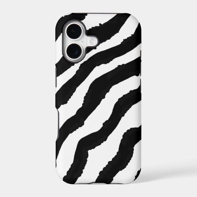 Black and White Zebra Pattern (Back)