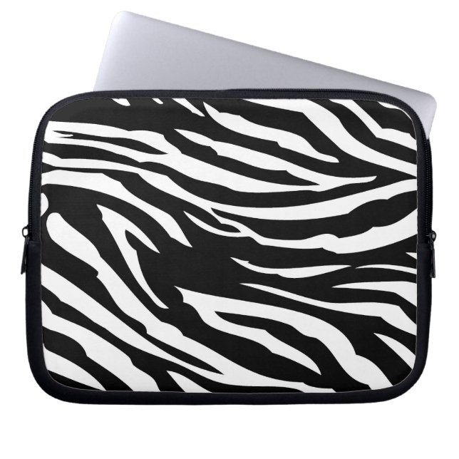 Black and White Zebra Print Animal Protective Case (Front)
