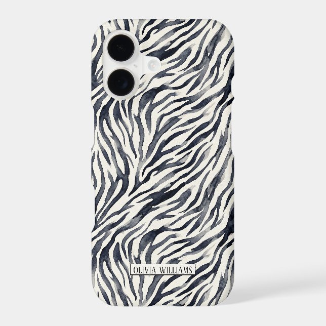 Black and White Zebra Print Pattern (Back)