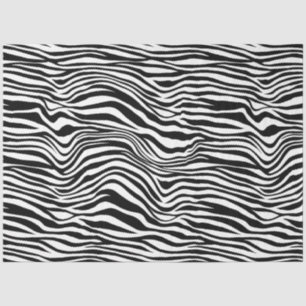 Black and White Zebra Print Tissue Paper