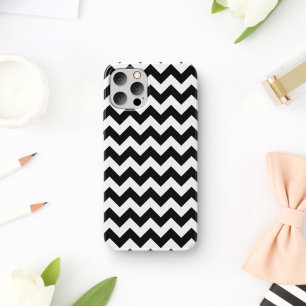 Black and White Zigzag Pattern, Chevron Pattern iPhone 11 Case