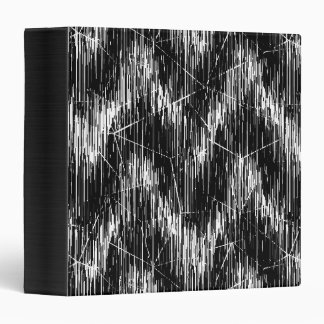 Black-and-white zigzag strokes binder