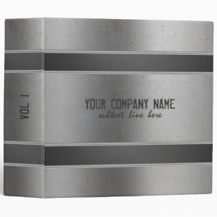 Black And Worn-Out Grey Stainless Steel Binder