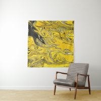 Black And Yellow Abstract Painting | Best fine art