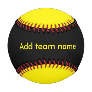 Black and Yellow Baseball