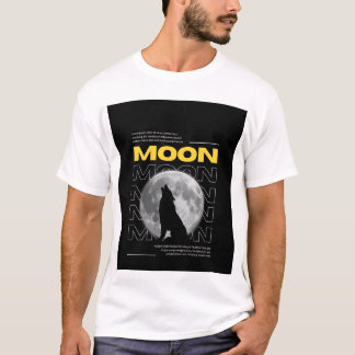Black and Yellow dark moon t-shirt