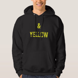 BLACK AND YELLOW HOODIE