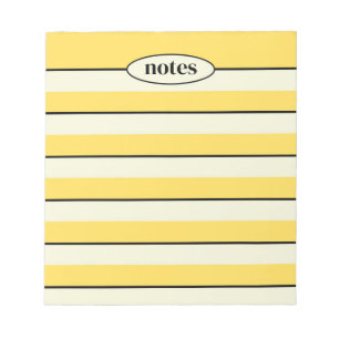 Black and Yellow Notes Bold & Stylish Stationery