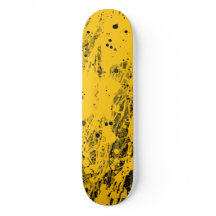Black and Yellow Paint Splashes