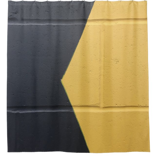 Black and yellow paint wall (Front)