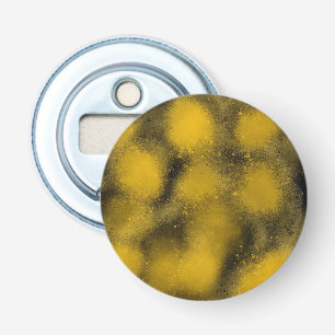 Black and Yellow Paintballs Bottle Opener