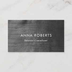 Black and yellow painted business card