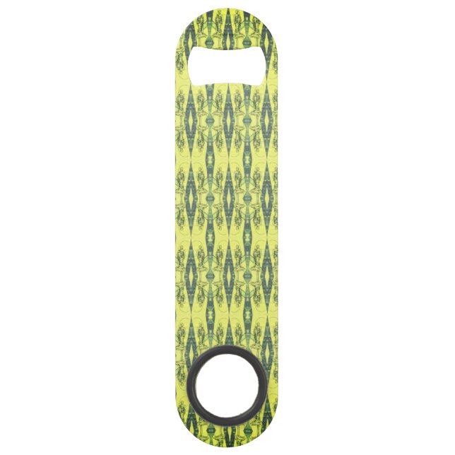 Black and yellow pattern bar key (Back)