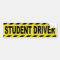 Black and Yellow Student Driver