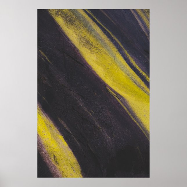 Black and yellow surface poster (Front)