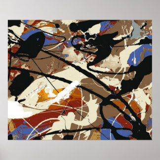 Black Angel - Poster d'Art Expressionniste -