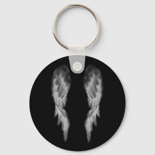 Black Angel Wings Keychain