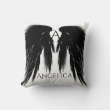 BLACK ANGEL WINGS Monogram