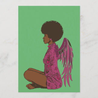 Black Angell Invitation