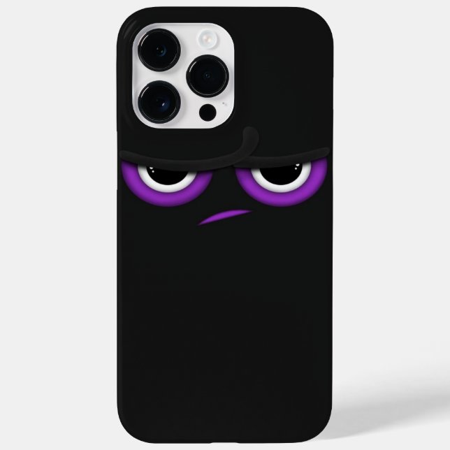 Black angry ninja Case-Mate iPhone case (Back)
