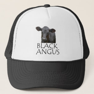 Black Angus Cow Trucker Hat