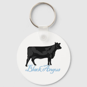 Black Angus Keychain