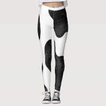 Black animal type spot on white background design