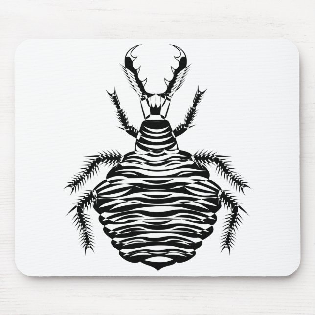 Black antlion mouse pad (Front)