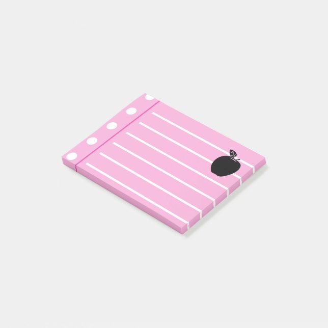Black Apple Pink  notes (Angled)