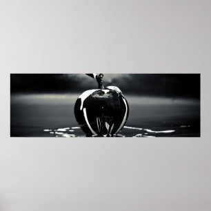 Black Apple Wall Decor (Matte)