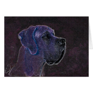 Black Aquarel Great Dane Zoe