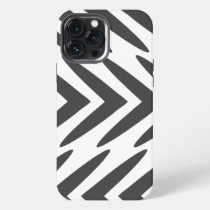 Black Arrow Heads African Print iPhone 13 Pro Max Case