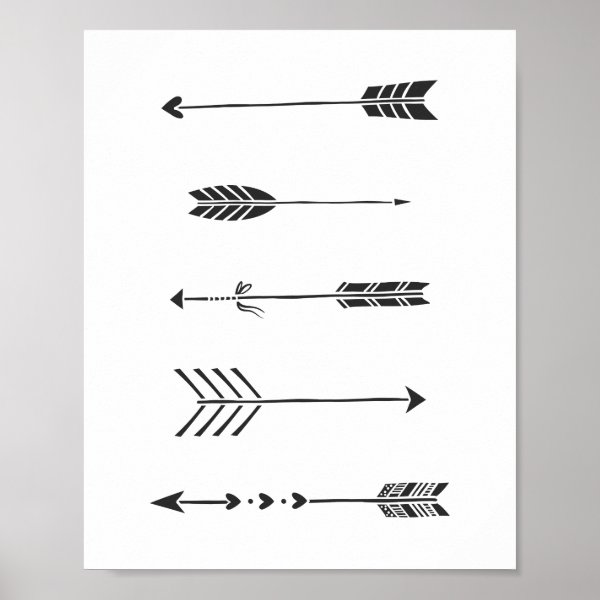 Arrow Wall Posters, Prints &amp; Poster Printing | Zazzle CA