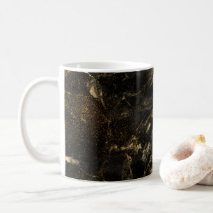 Black Art Design Worn Grunge Aesthetics Gothic Coffee Mug