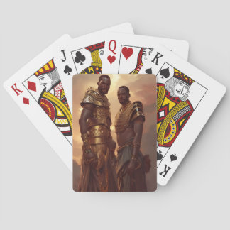 Black art: Pair of kings Playing Cards
