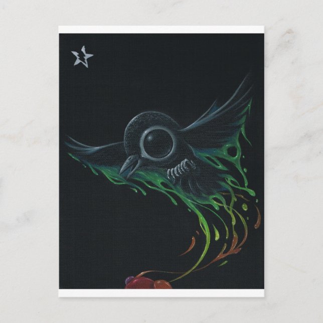 Black as pitch postcard (Front)