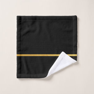 Black avec Gold Stripe