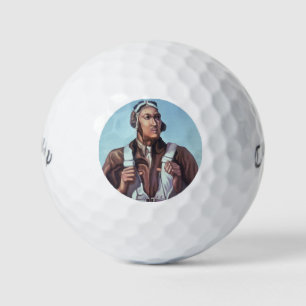 Black Aviators: U.S. WW2 Military Fighting Service Golf Balls